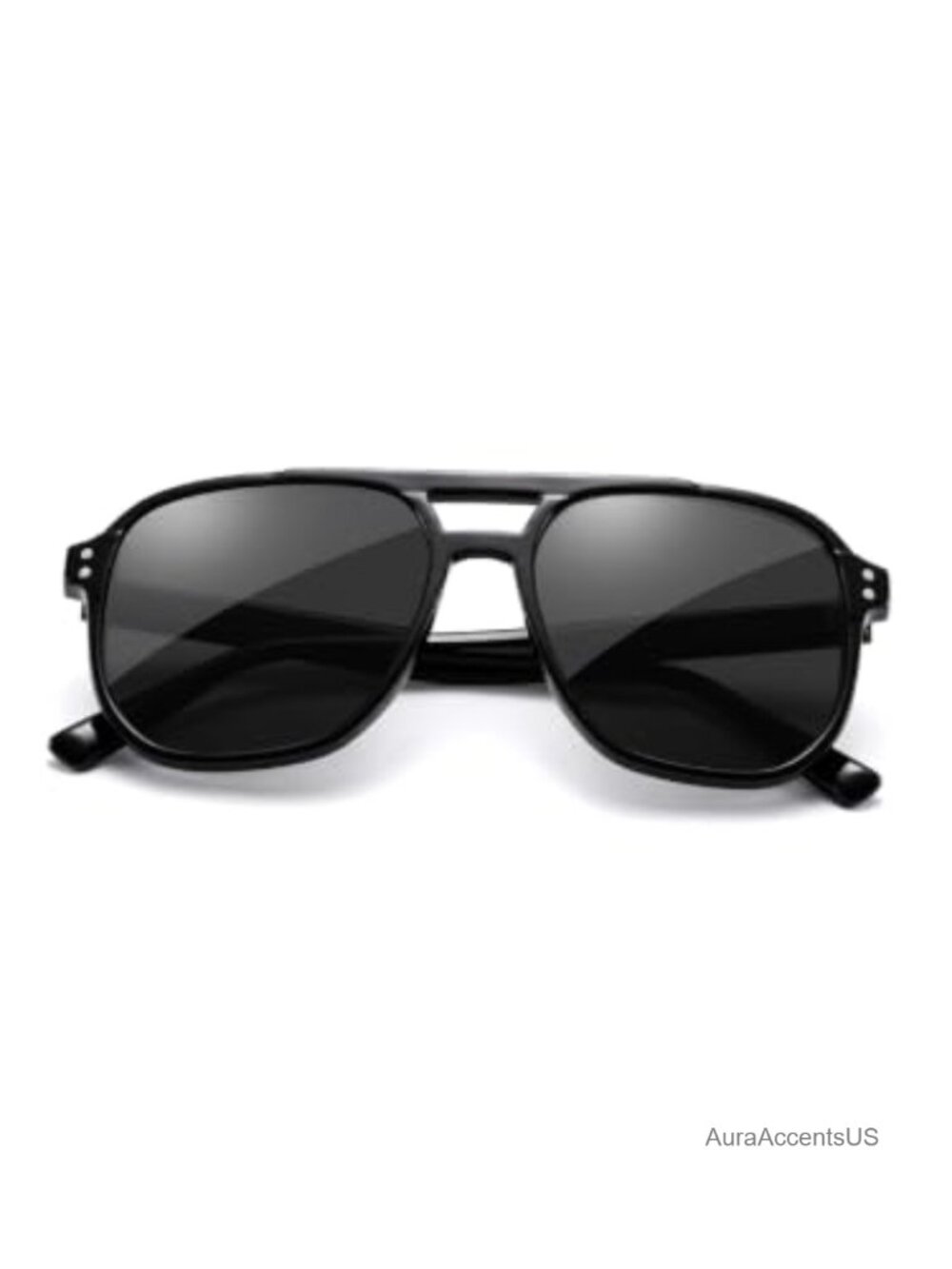Oversized Retro Square Aviator Sunglasses Full Rim Unisex